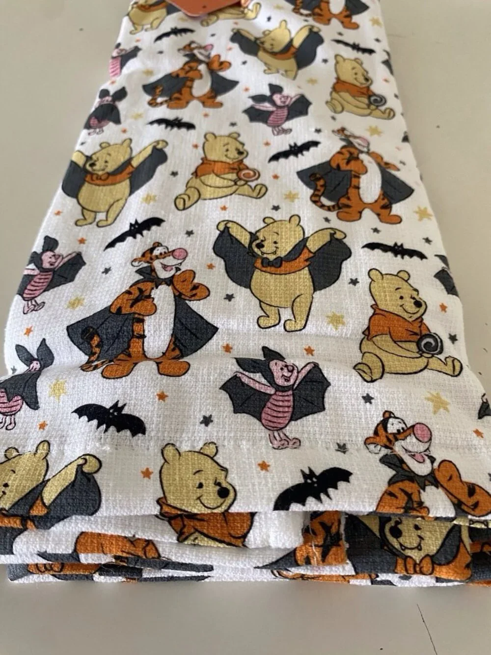 2 Pack Disney Winnie The Pooh & Friends Halloween Kitchen Towels 16 X 26” NEW